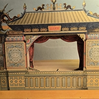 pantomimeteatret-paafugletaeppe-legeteater-mini-papteater-1965-Tivoli-pantomime-Theatre-figurer-tekster